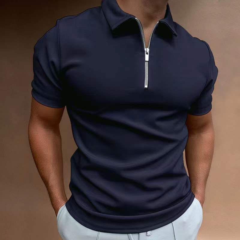Essential SS Zipper Polo