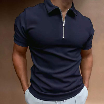 Essential SS Zipper Polo
