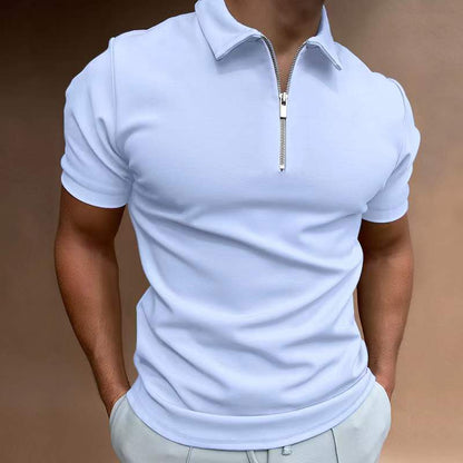 Essential SS Zipper Polo