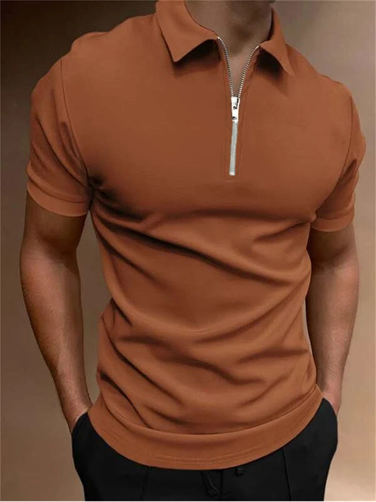 Essential SS Zipper Polo