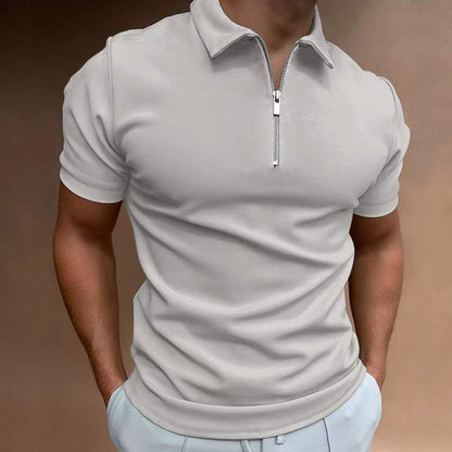 Essential SS Zipper Polo