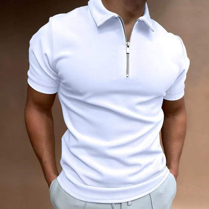 Essential SS Zipper Polo