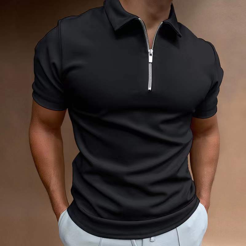 Essential SS Zipper Polo