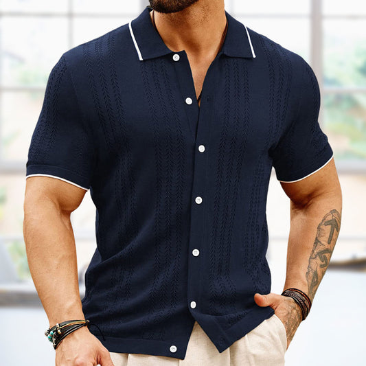 Amalfi Knitted Shirt - Regular fit
